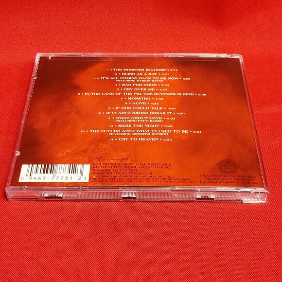 Meatloaf Bat Out of Hell III The Monster is Loose Audio CD 2006 - Picture 4 of 7